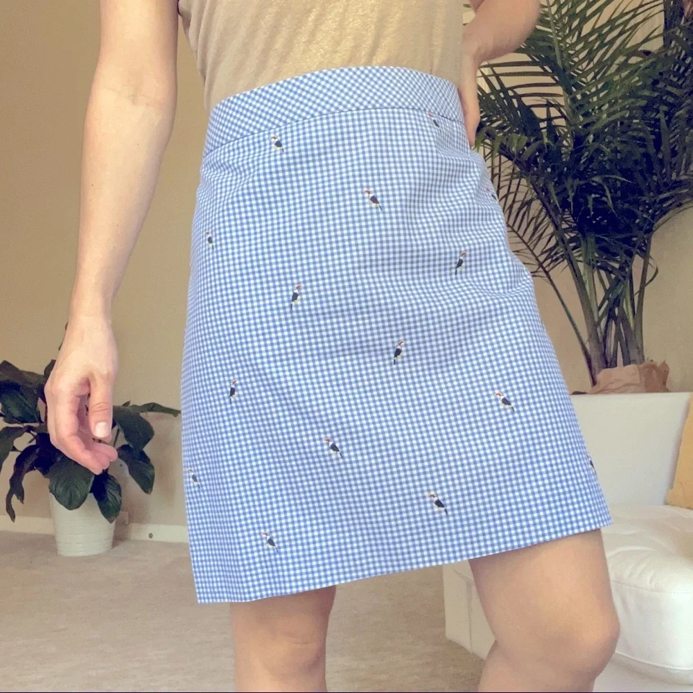 Talbots gingham cotton